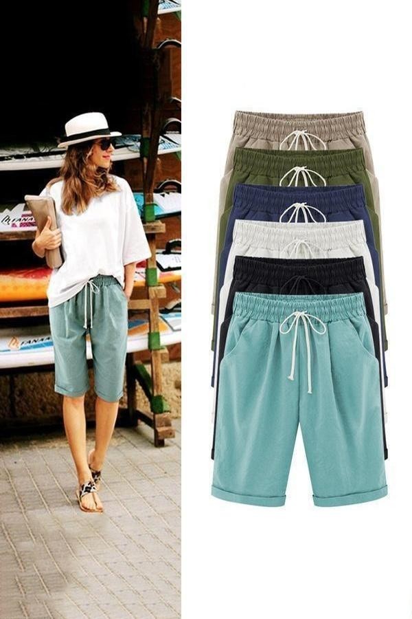 Freizeit-Shorts mit großen Taschen