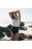 Striped OnePiece Swimsuit